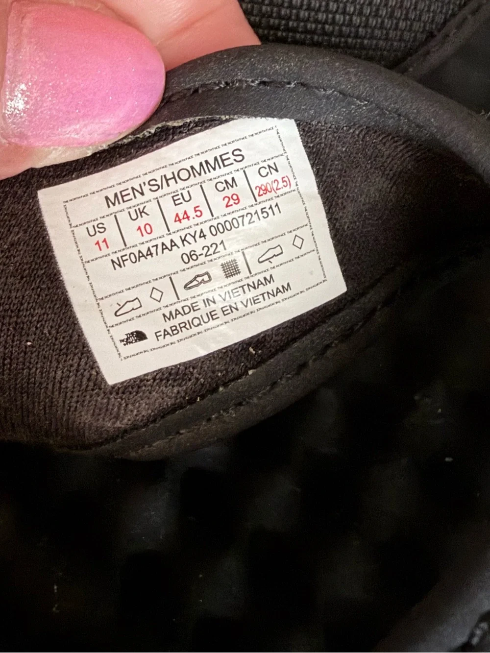 Men’s North Face Base Camp Black Slip On Sandal Flip Flops Chunky Size 11